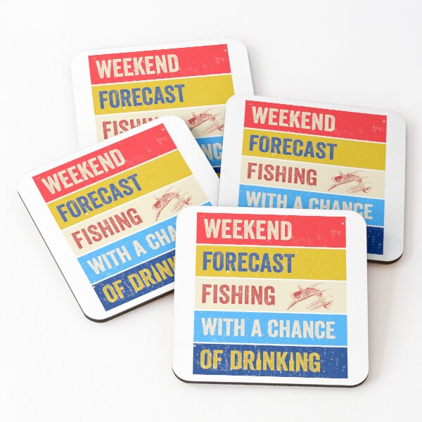 Item preview, Weekend Forecast Fishing With A Chance Of Drinking Fishing Lover designed and sold by AmethystMurad.