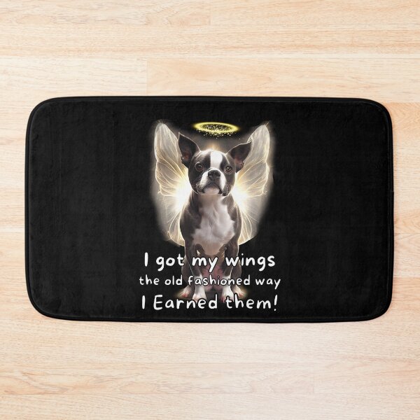 Item preview, Angel dogs - Boston Terrier designed and sold by SteampunkMoai.
