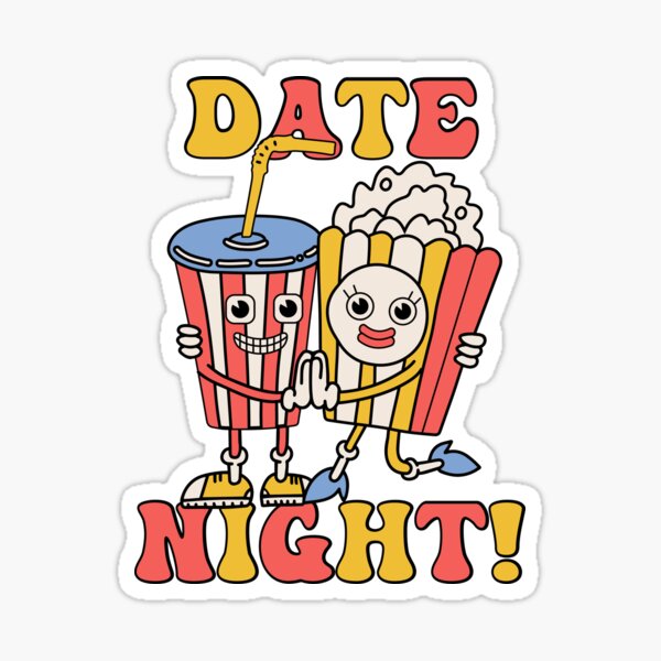 Date Night Sticker for Sale by ChemicalXShop