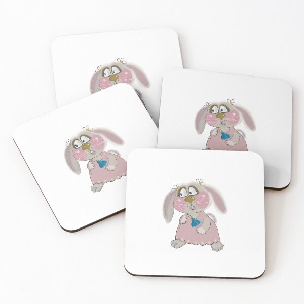 Item preview, А big white bunny with a flower designed and sold by OlenaLoza.