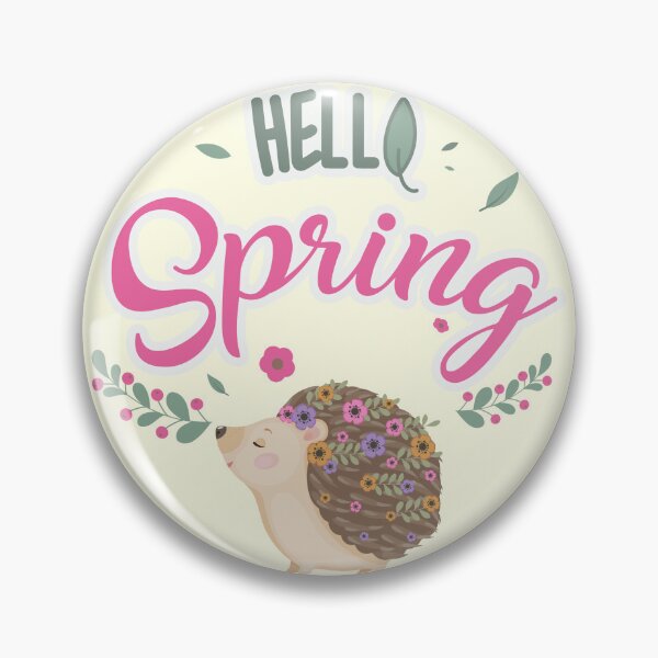 Artikelvorschau, Hallo Frühling - süßer Igel entworfen und verkauft von All-About-Life.