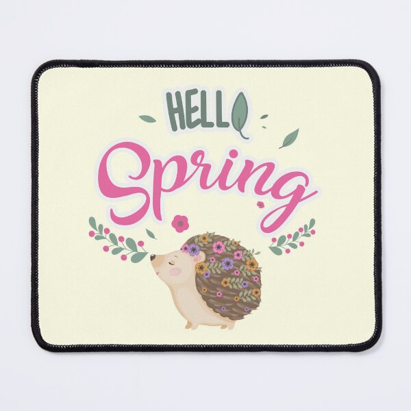 Item preview, Hello Spring - Cute Hedgehog designed and sold by All-About-Life.