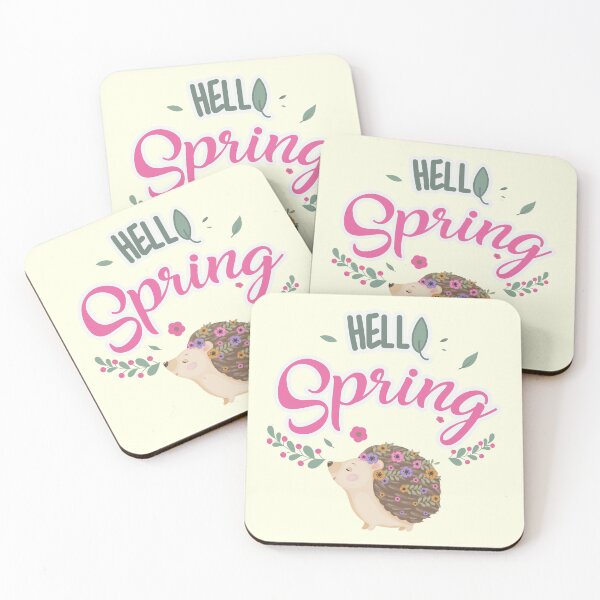 Item preview, Hello Spring - Cute Hedgehog  designed and sold by All-About-Life.
