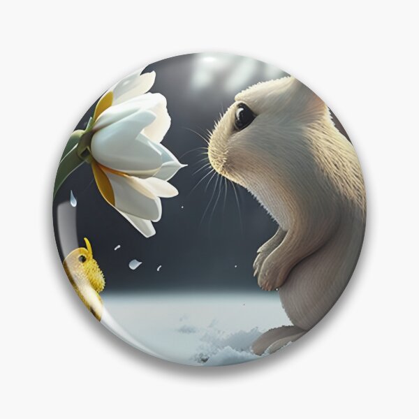 Item preview, beginning of spring, bunnies, designed and sold by DEMONIZATOR.