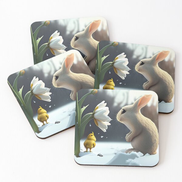 Item preview, beginning of spring, bunnies, designed and sold by DEMONIZATOR.