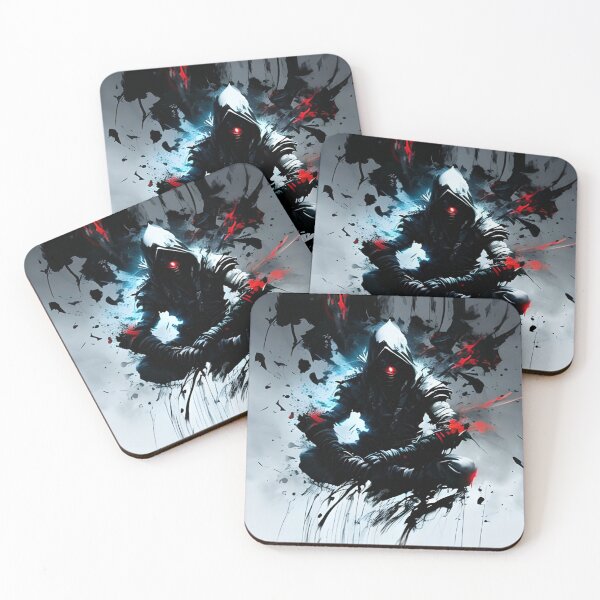 Item preview, Meditating Ninja Splatter  designed and sold by JoanNinjaHen.