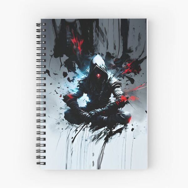 Item preview, Meditating Ninja Splatter  designed and sold by JoanNinjaHen.