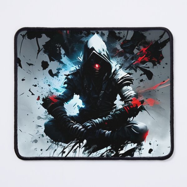 Item preview, Meditating Ninja Splatter  designed and sold by JoanNinjaHen.