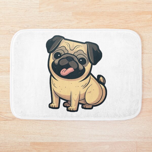 Item preview, Lindo pug con lengua designed and sold by The Graphic Letters.