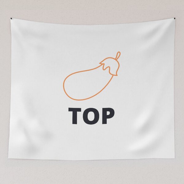 Item preview, Top Egg Plant Aubergine Orange designed and sold by stephenop92.