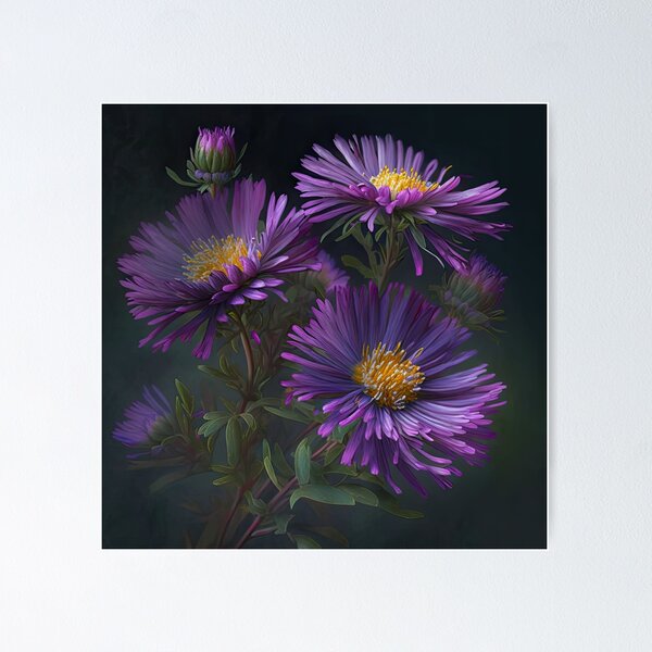 Item preview, Aster Flowers  designed and sold by Vanover Designs.