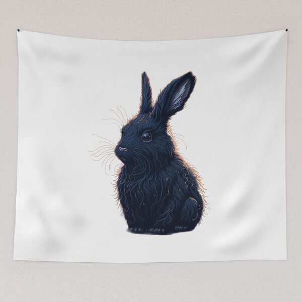 Item preview, Hyperdetailed Bunny: Oil Painting with Dripping Paint designed and sold by Valeree Store.