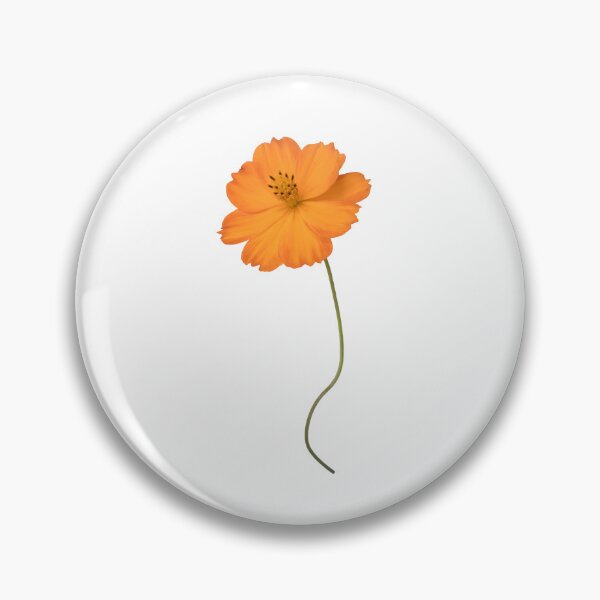 Artikelvorschau, Orangefarbene Kosmosblume entworfen und verkauft von KRFNatureGifts.