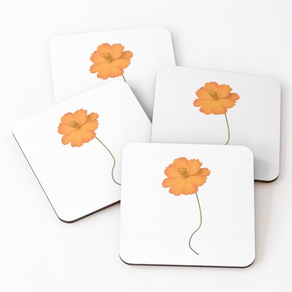 Artikelvorschau, Orangefarbene Kosmosblume entworfen und verkauft von KRFNatureGifts.