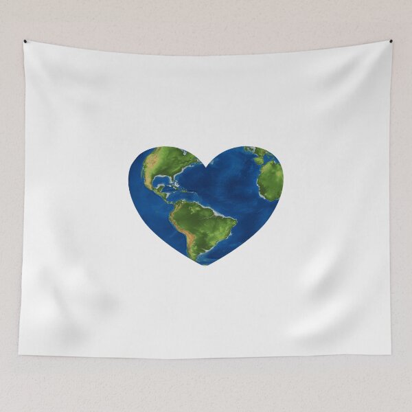 Item preview, Heart Shaped Earth designed and sold by Inspirationmotivation.