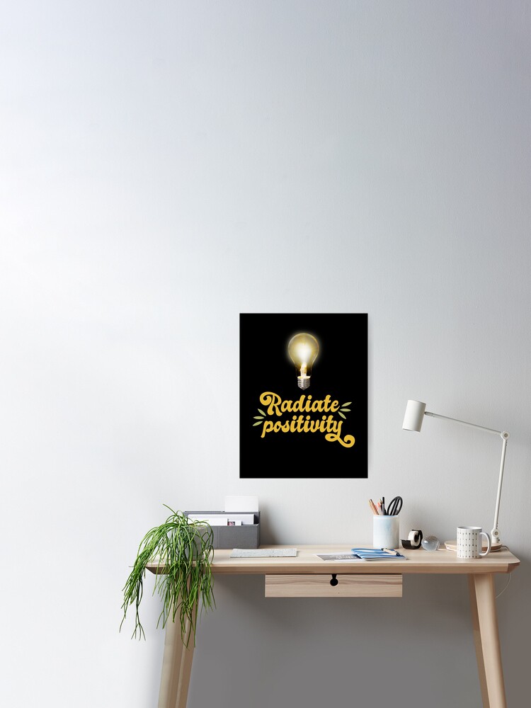 Normalize Positivity - Positive Thoughts, Positive Minded, Inspiring  Affirmations Gifts  Poster for Sale by haRexia