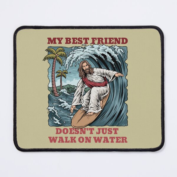 Item preview, Jesus Surfing designed and sold by ChristlikeMerch.