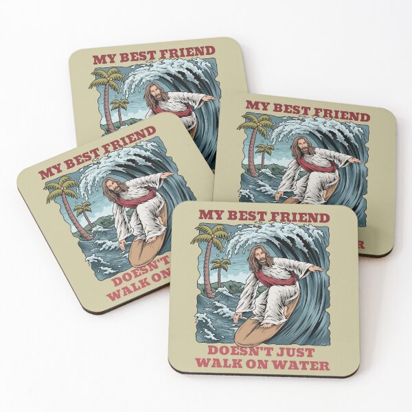 Item preview, Jesus Surfing designed and sold by ChristlikeMerch.