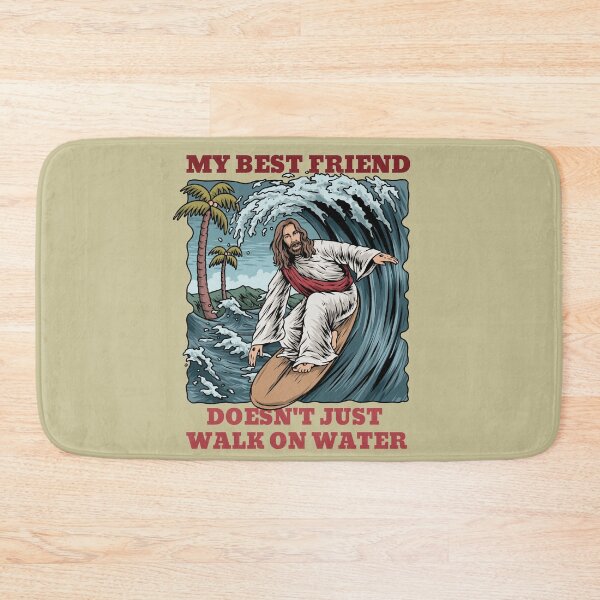 Item preview, Jesus Surfing designed and sold by ChristlikeMerch.