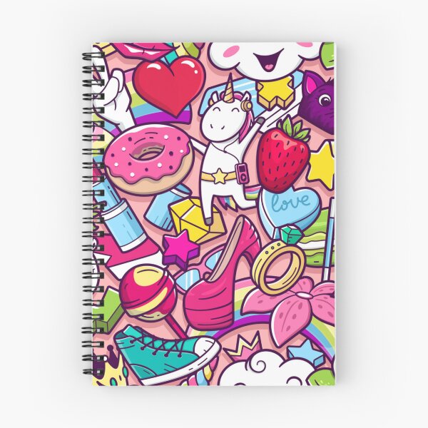 Item preview, monsters doodle ,Funny Unicorn arting rainbow designed and sold by ElegantCherry.
