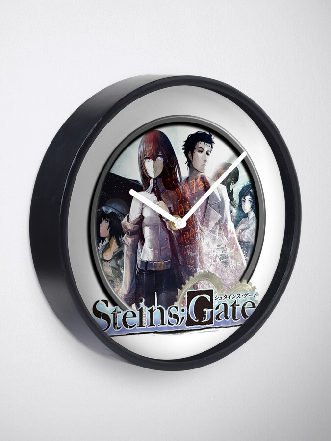 Steins Gate Clock By Rayquazaisdank Redbubble