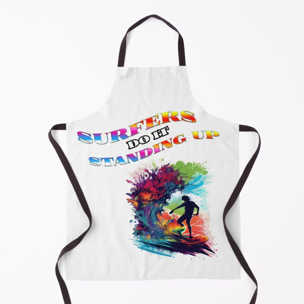 Item preview, Surfers do it standing up waverider designed and sold by Rob Wilson.