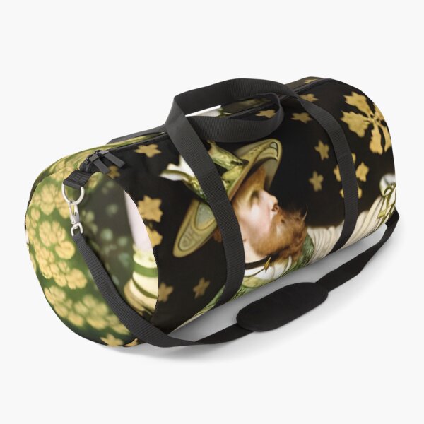 Item preview, Irish Leprechaun Dancing with Golden Shamrocks designed and sold by AuroraSpringer.