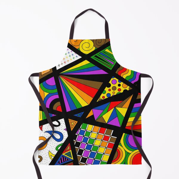 Item preview, LGBTQ+ Rainbow Pride Zen Doodle Abstract Modern designed and sold by JoyfulJen.