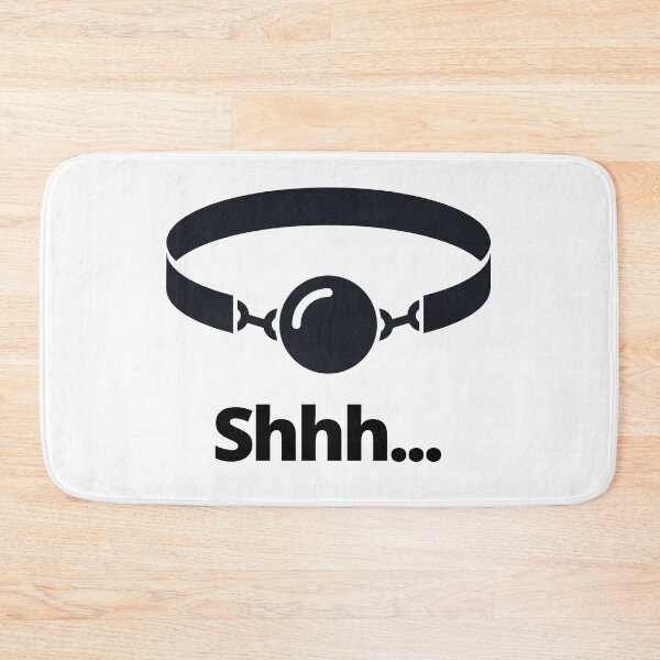 Item preview, Sub Kinky Black Ball Gag Shh designed and sold by stephenop92.