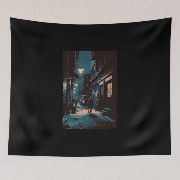 Item preview, Noir Dark Alleyway designed and sold by RESToRAPTOR.