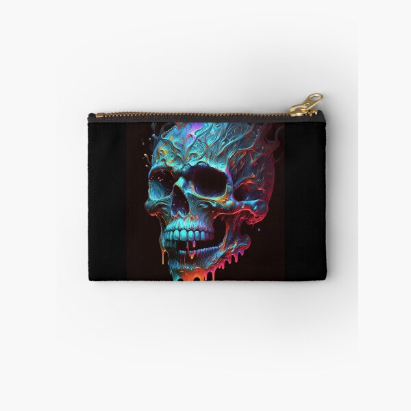 Item preview, Colorful Skull Abstract Art designed and sold by elnixart.