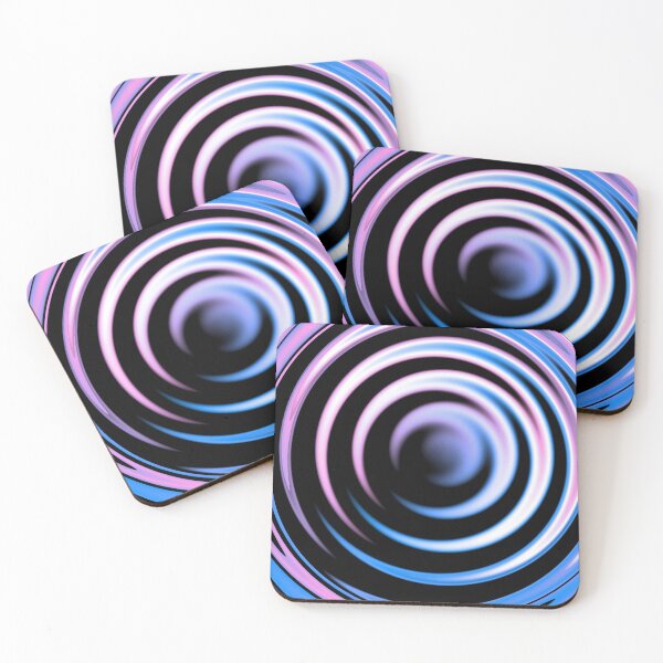 Artikelvorschau, Allmähliche Wirbel im blauen und rosa Kreis entworfen und verkauft von Zyrickora.