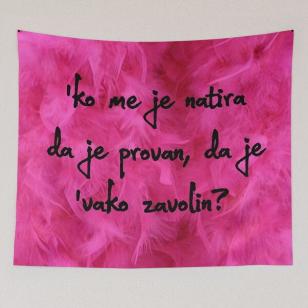Item preview, Lyrics - 'ko me je natira da je provan da je 'vako zavolin (Divlji cvit) designed and sold by Marija Barisic.