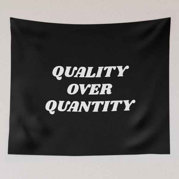 Item preview, Quality Over Quantity designed and sold by Inspirationmotivation.