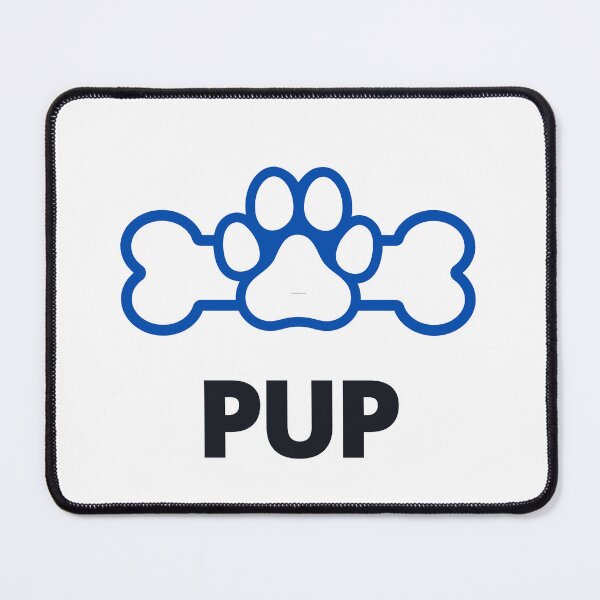 Item preview, Cute Pup Puppy Bone Blue designed and sold by stephenop92.
