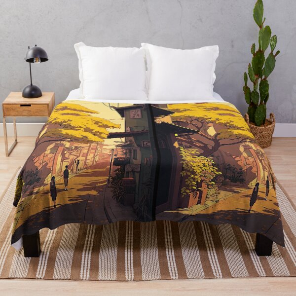 Item preview, Yellow Street, Japanese Aesthetic Anime designed and sold by EmeraldeaArt.