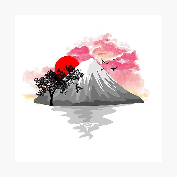 Item preview, Mountain sunrise designed and sold by courtney petersen.