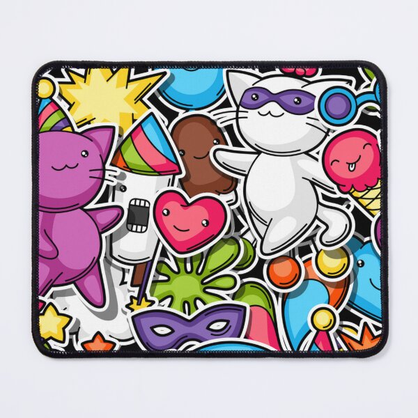 Item preview, monsters doodle ,Funny Unicorn arting rainbow designed and sold by ElegantCherry.
