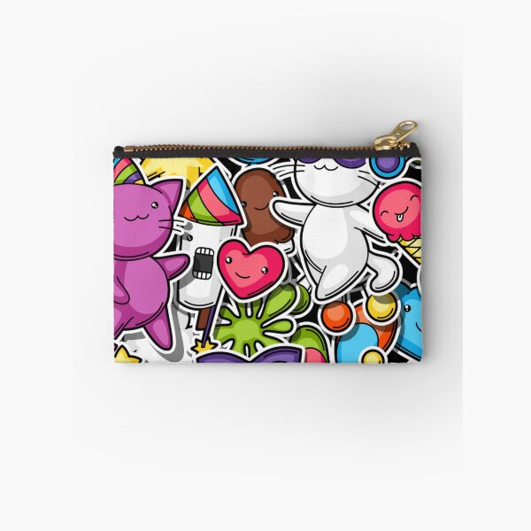 Item preview, monsters doodle ,Funny Unicorn arting rainbow designed and sold by ElegantCherry.