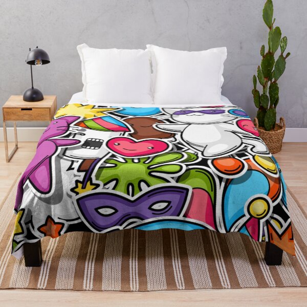 Item preview, monsters doodle ,Funny Unicorn arting rainbow designed and sold by ElegantCherry.