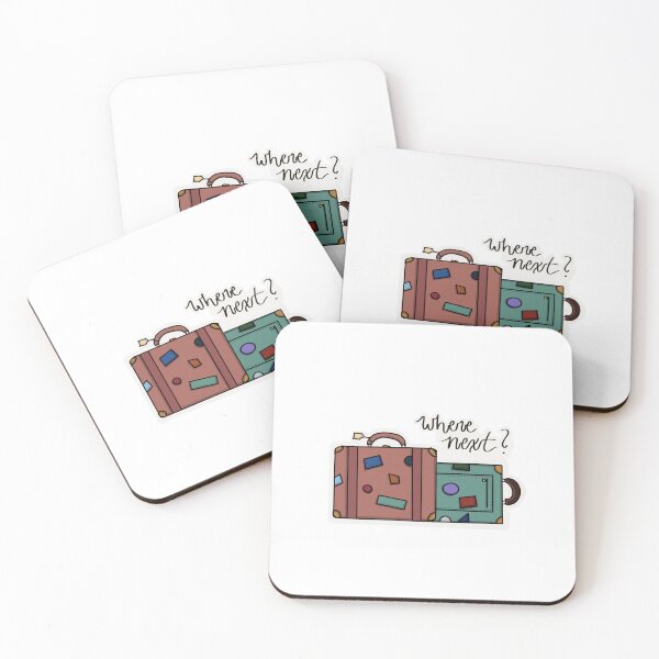 Item preview, “Where Next?” Suitcases designed and sold by Ella Rivers.