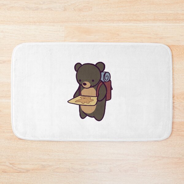 Item preview, Cute Cartoon Black Bear Finding His Bearings designed and sold by ThumboArtBumbo.