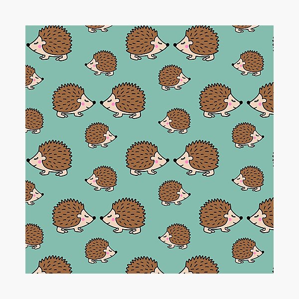 Item preview, Cute little brown hedgehogs in love designed and sold by bigmoments.