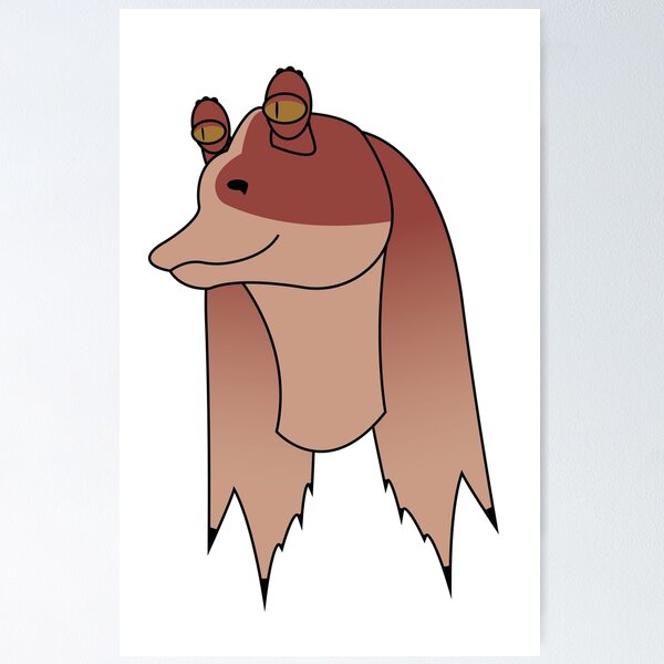 Item preview, Jar Jar Binks designed and sold by NotNoahShop.