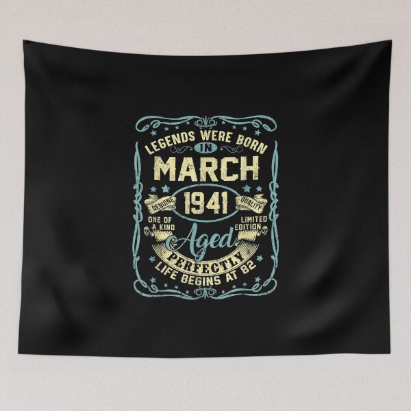Item preview, 82nd Birthday Gift 82 Years Old Legends Born March designed and sold by abdilahe60.