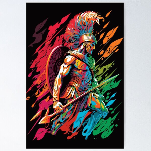 Item preview, Colorful Spartan  designed and sold by Philip-p22.