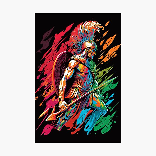 Item preview, Colorful Spartan  designed and sold by Philip-p22.