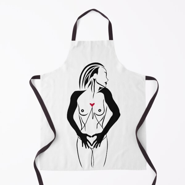 Item preview, Conceptual sensual woman with red heart designed and sold by uliklo.