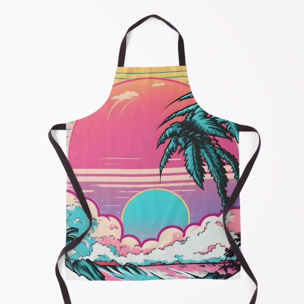 Aperçu de l'œuvre Vaporwave - Coucher de soleil créée et vendue par Kampendesigns.