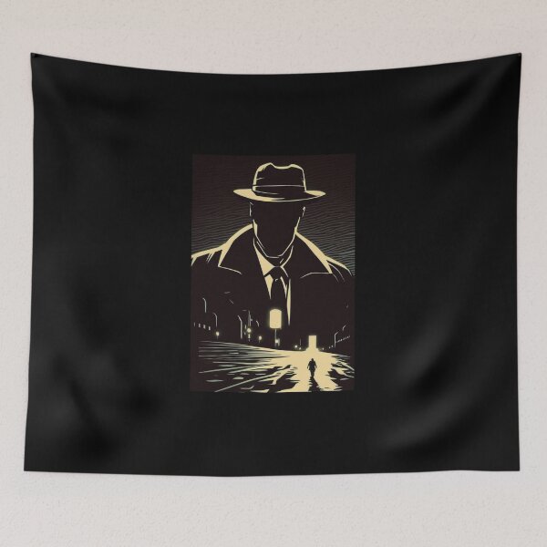 Item preview, Noir Mysterious stranger designed and sold by RESToRAPTOR.